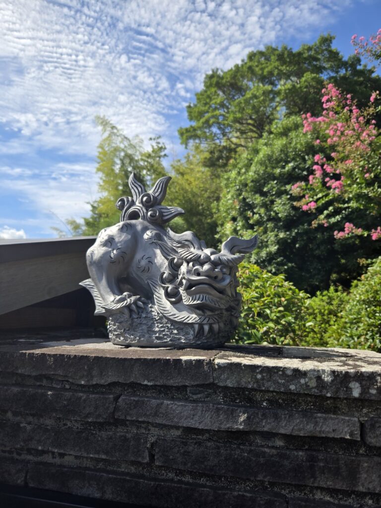 古淡　狛犬　淡路瓦